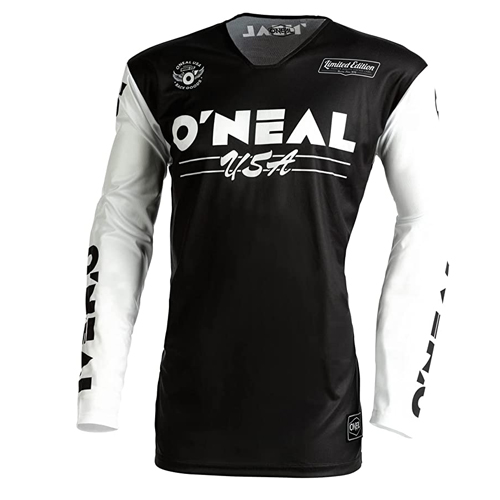 O'Neal Men's Mayhem Bullet Jersey (Black/White