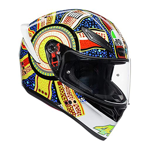 casco para moto unisex varios colores integral cerrado agv