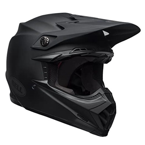 casco para moto hombre negro motocross enduro todo terreno bell