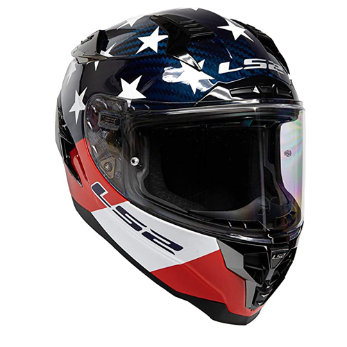 casco para moto hombre azul integral cerrado ls2