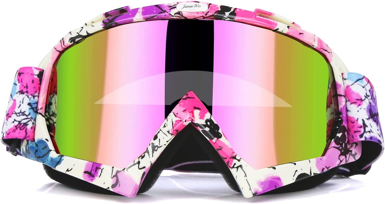 Goggle Moto Dirt Bike ATV Motocross para los hombres las mujeres jóvenes (Variedad de Colores)